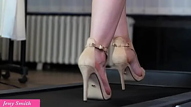 Shaved pussy and big tits on display in a mini skirt try on