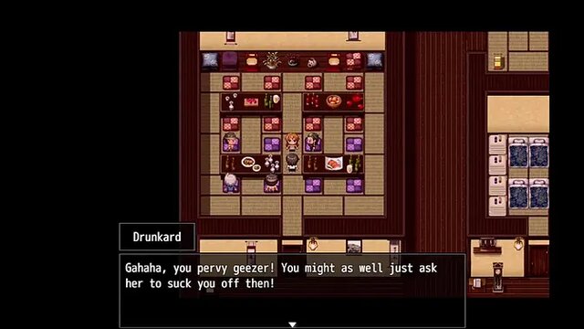 Older men in the village plot against my busty friend in public