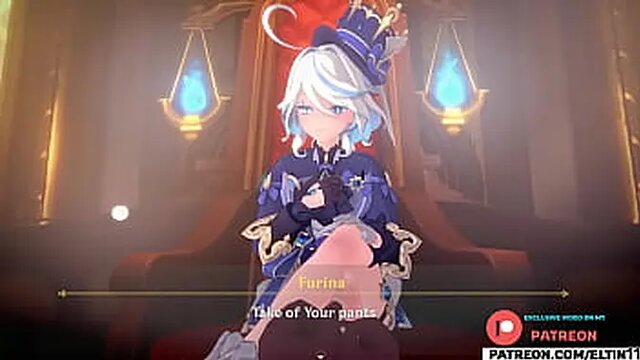 Furina's hot beach fuck and sweet creampie - Genshin Impact hottest hentai