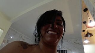 Delivering Pizza & Dick🍆: Raquel Sits & Takes Anal👌!