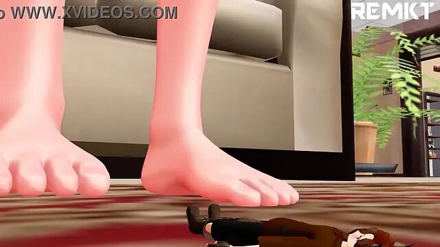 (MMD Giantess) Red Riding Hood's Visit