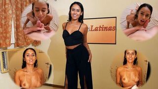 Delicate Brazilian stepsister bangs hard in hotel!