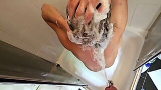 He Fucks Me Hard While I Wash My Hair, Wet Compilations - Multiple Orgasms