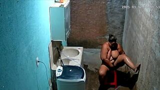 Stepmom's Hidden Shave Broadcasted Live for Her Curious Stepson