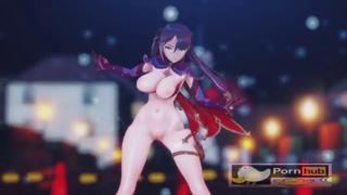 Deepthroat Futa Action with Mona, Genshin Impact