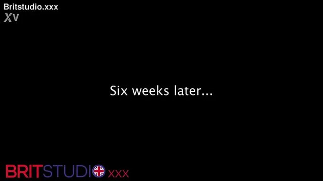 Two posh lesbians use strap-on dildo for wild lesbian fuck session