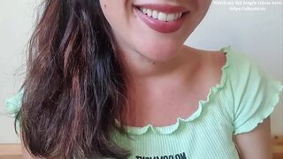 German Girlfriend Licks Your Large Pole Roleplay JOI