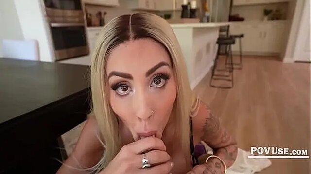 MILF Danae Mari seduces Juan Loco in family POV scene