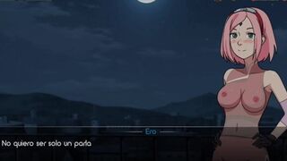 Dirty Sakura's Throat F**k Trainin' with Ninja Nymph Naruto Kunoiichi on [First Date]