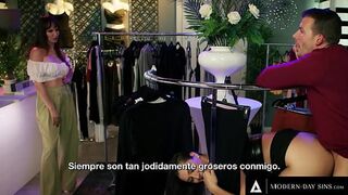 MODERN-DAY SINS - Bella Rolland Tricks BFF Into Sex While Client Watches - SPANISH SUBTITLES