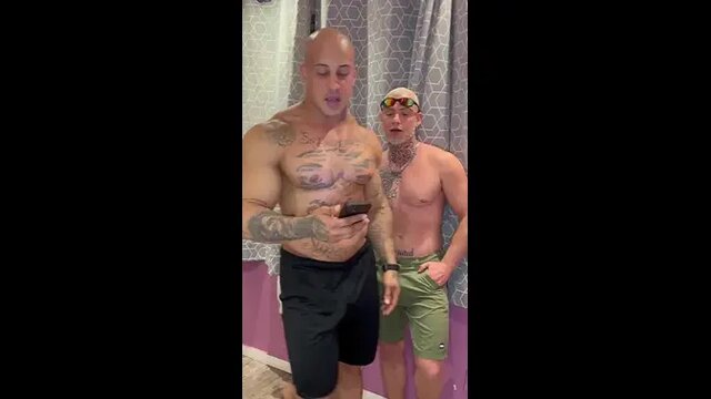 Fit Brazilian slave takes dominated by his roommate's giant shaft