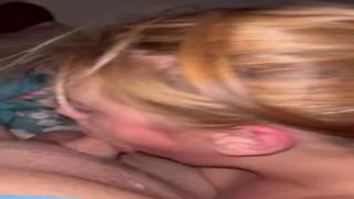 Stepcousin learning messy throating tricks