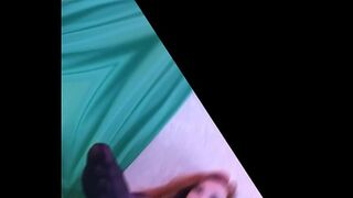 Rubbing nylon feet and pussy (JOI feet)
