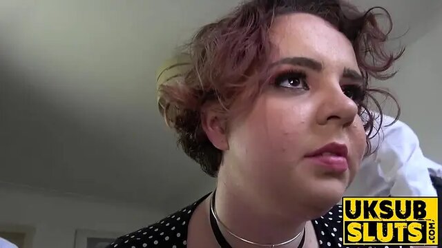 Curvy UK babe takes slapped and rides big dick passionately