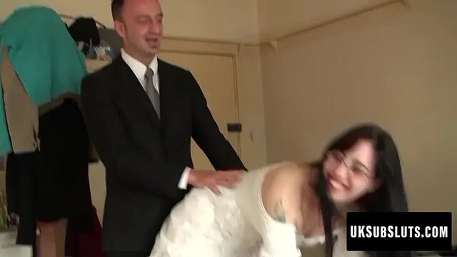 British submissive babe gets waxed and fucked hard