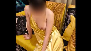 Gold camisole one piece