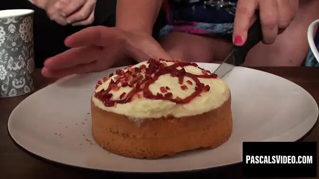 Blonde mature sub worships big cock in rough British BDSM session