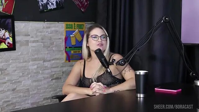 Busty blonde MILF plays with black man's cock in romantic POV