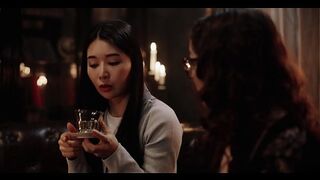 Japanese Asian Vampire Sex - Big Tits Babe Rikako Preyed by Nerdy Leana and Turned into Lesbian Demon