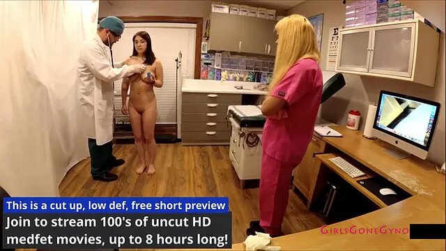 Mina Moon humiliates with latex nurse outfit