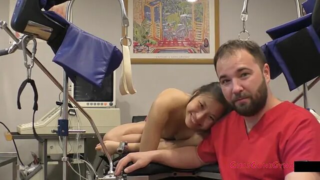 Petite Raya Nguyen gets her ass spread and toys herself in Tampa University