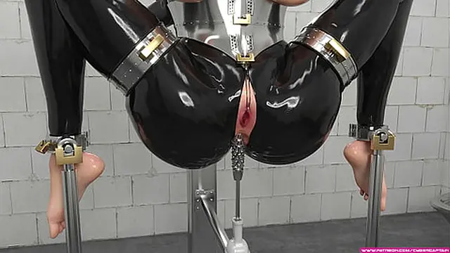 Angela White in Steel Chains - 3D Fetish Animation