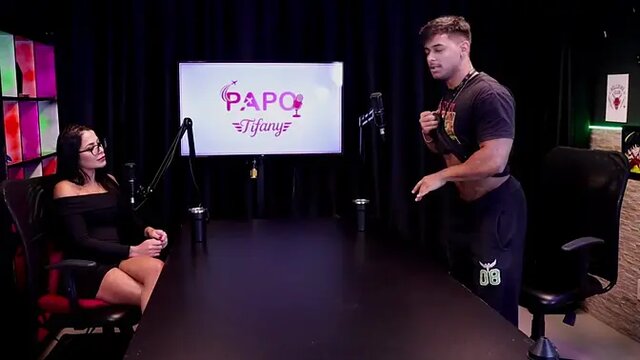 Naughty Nerd Gostosa Dominated by Tattooed Black Guy in Brazil