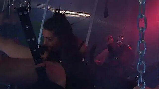 Brunettes Kaia Kane and Hannah Shaw in sexy lingerie