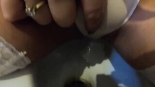 Dirty MILF loves golden pee- preview