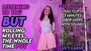 I made this video because so many men get off on pissing women off