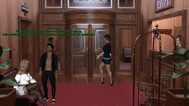 Demonic girl with big boobs performs a 3D animated blowjob and anal on suspicious guy in Japanese he