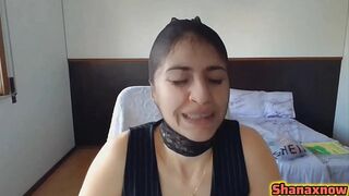 FETISH BLACK PANTY NYLON ENCASEMENT FACE DURING MY LIVE SHOW