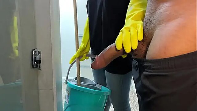 Big dick Gets Wet Pussy, But Not Ass from Naughty Maid