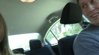 Jessie Andrews isn't used to giving guys blowjobs —  as you'll see her almost crying while...