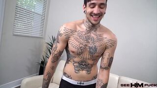 Tatted Yinnie DeDom Gets His Ass Slobbered Up By Kay Lovely!