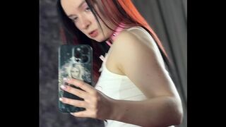 Kitty —  booty or face?