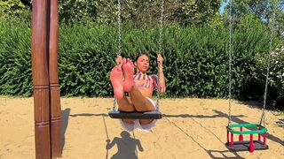 Tiny Latina Playground Pickup for Foot Fetish Fuck