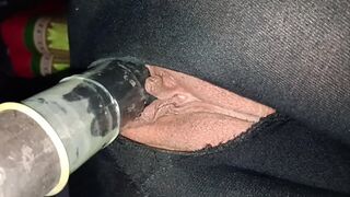 Wild amateur streetwhore with a wet pink pussy takes triple anal and triple pussy pounding in an extreme fetish frenzy of dr