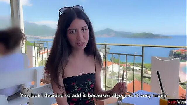 Skinny beauty Katty West takes fucked hard in public