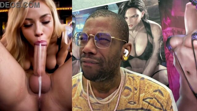 Fit and hot blonde gets a facial