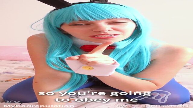 Cosplay goddess gets into it with a toy in her firm latina booty while