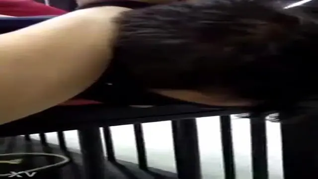 Ticklish Asian woman bound in Shibari BDSM